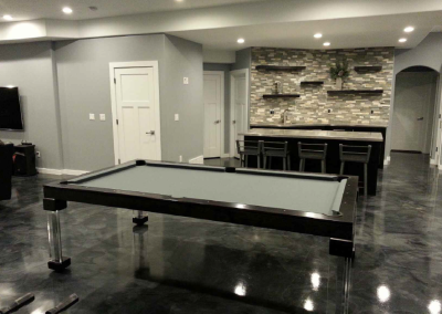 Steel Dining Room Pool Table 1