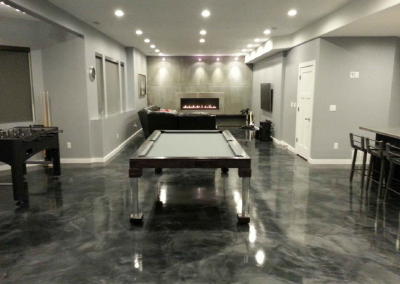 Steel Dining Room Pool Table